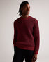 REDEER-Tops-LS Oversized Twisted Yarn Crew- Ted Baker Romania